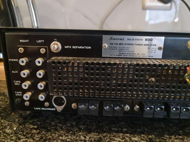 Sansui Vintage 1960`s Solid State 800 Receiver