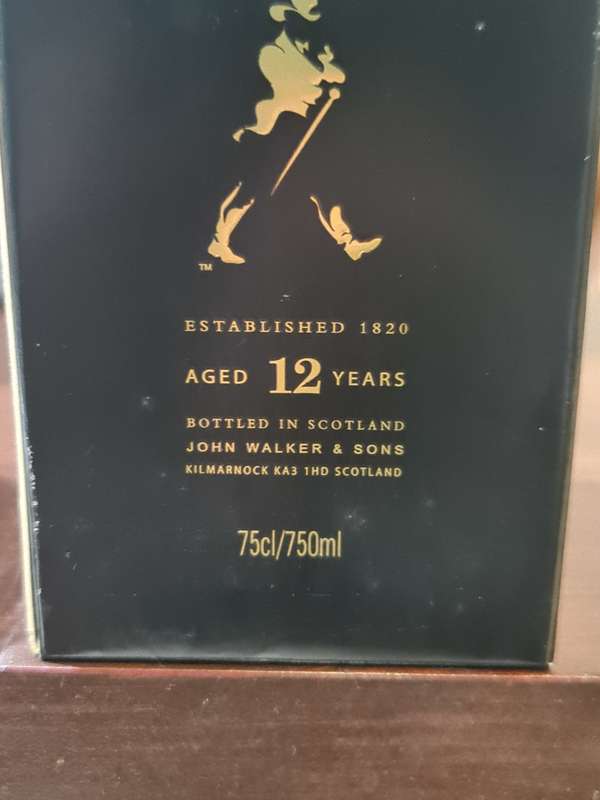 Vintage Johnnie Walker Black Label 12 Year Old