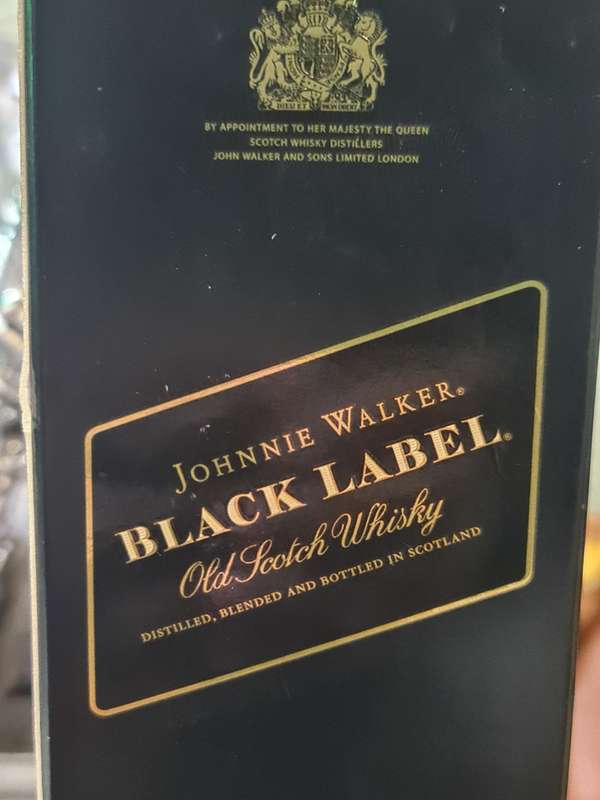 Vintage Johnnie Walker Black Label 12 Year Old