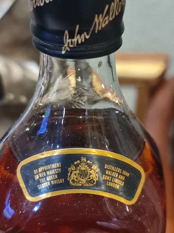 Vintage Johnnie Walker Black Label 12 Year Old