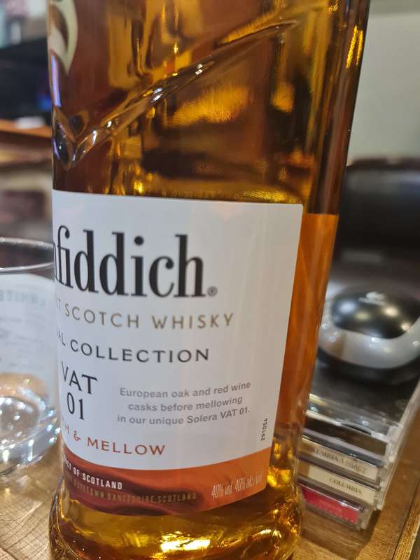 Glenfiddich VAT 01 Perpetual Collection Single Malt Scotch Whisky