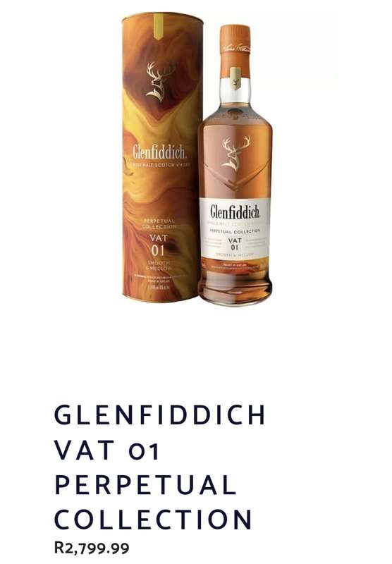 Glenfiddich VAT 01 Perpetual Collection Single Malt Scotch Whisky