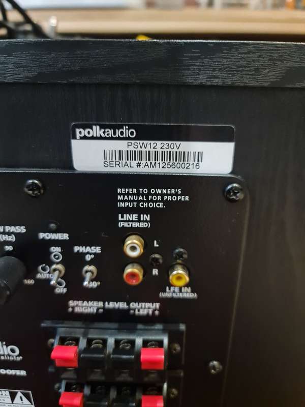 Polk Audio PSW 12 - 12 Inch Powered Subwoofer