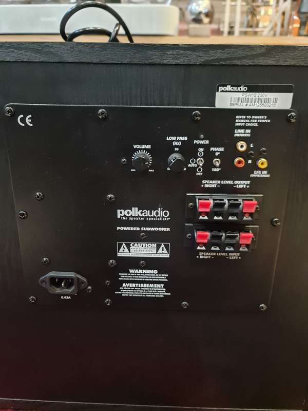 Polk Audio PSW 12 - 12 Inch Powered Subwoofer