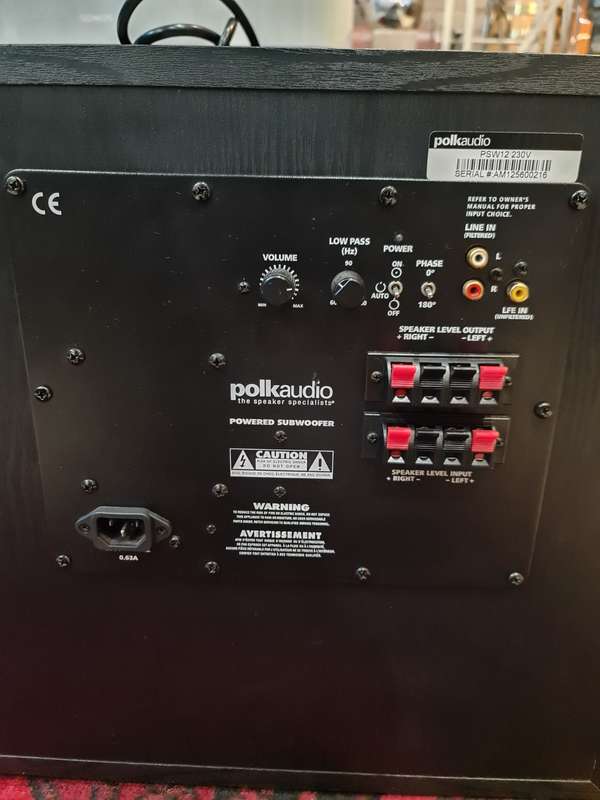 Polk Audio PSW 12 - 12 Inch Powered Subwoofer