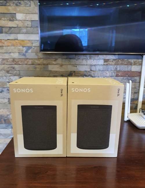 Sonos One SL Wireless Speakers Pair - Black