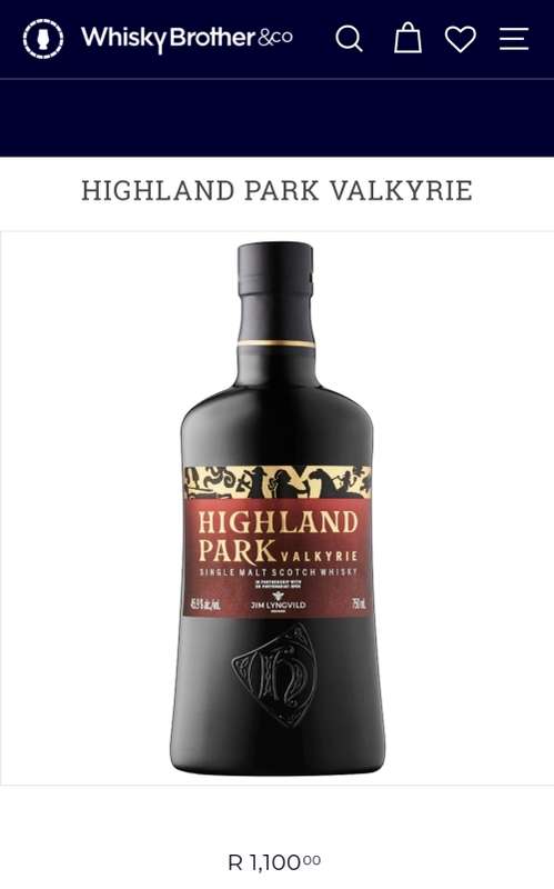 Highland Park Valkyrie Single Malt Whisky