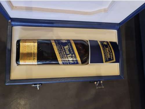 Johnnie Walker Blue Label Old Bottling In A Leather Case