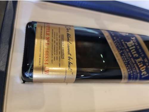 Johnnie Walker Blue Label Old Bottling In A Leather Case