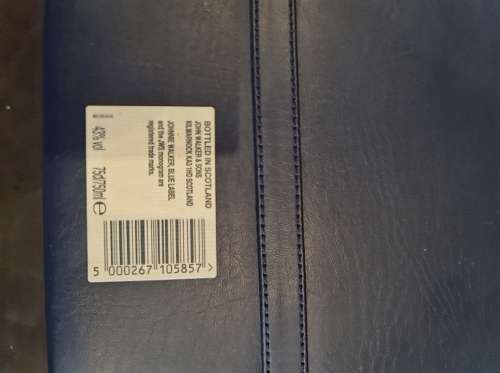 Johnnie Walker Blue Label Old Bottling In A Leather Case