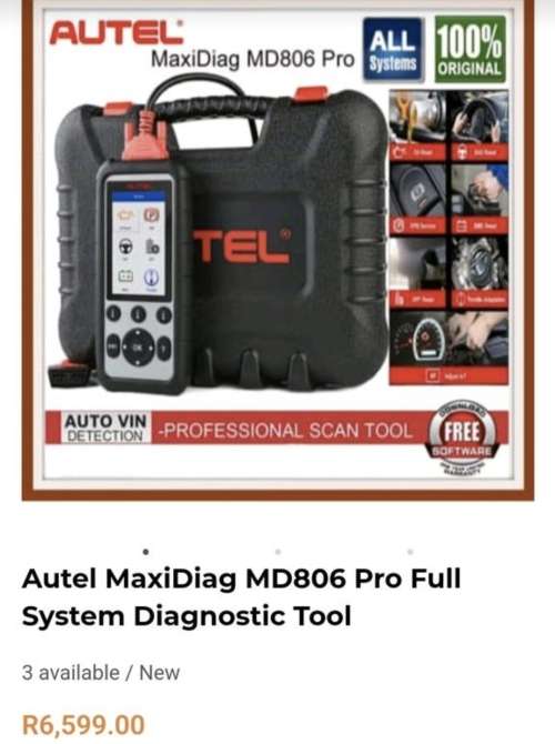 Autel MaxiDiag MD806 Pro Vehicles System Diagnostic Tool