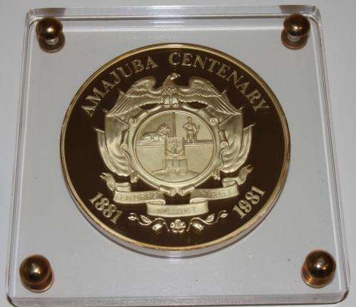 HUGE Amajuba Centenary Medal in Casing - SPOTLESS !!!!