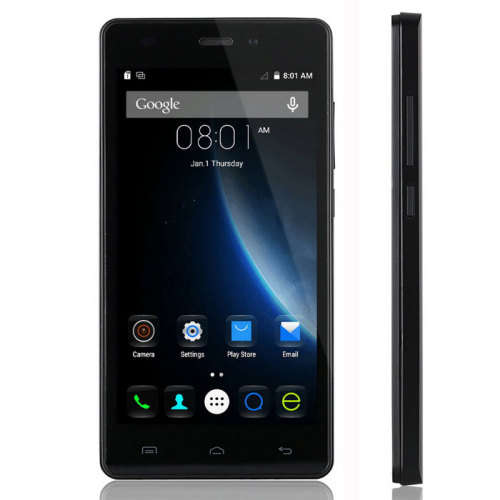 DOOGEE X5S 4G LTE Android 5.1 MT6735 Quad Core 8GB Dual SIM Smartphone 5.0 Inch 5MP Camera Black