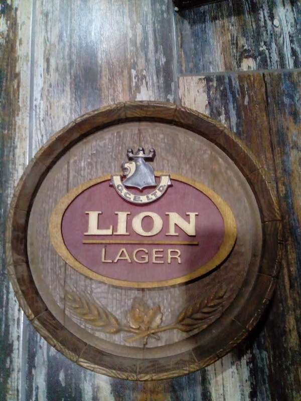 LION LAGER Sign - See Pics