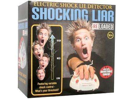 Electric SHOCK Lie Detector TRUTH game