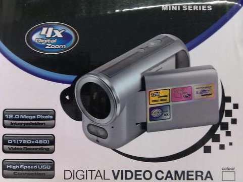 Mini 1.3MP CMOS Digital Video Camera with 4X Digital Zoom/USB/SD/MMC/AV-Out Slot (1.3" TFT LCD)