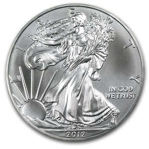 2012 US SILVER EAGLES