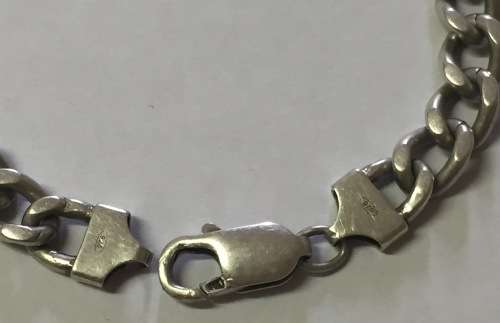 ***BARGAIN*** VINTAGE 925 SILVER UNISEX BRACELET (FREE SHIPPING IN SA)