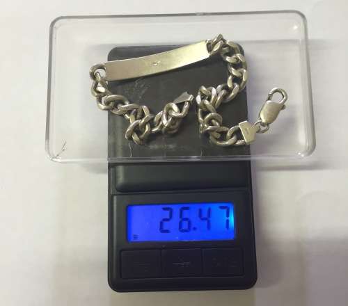 ***BARGAIN*** VINTAGE 925 SILVER UNISEX BRACELET (FREE SHIPPING IN SA)