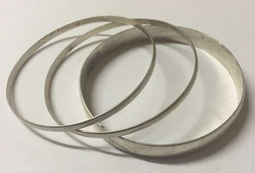***SPECIAL OFFER*** 925 STERLING SILVER FASHION BANGLES SET (FREE SHIPPING)