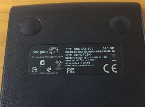 ***BARGAIN*** Seagate USB 2.5" External Hard Drive, 320gb, Black, (Free Shipping)