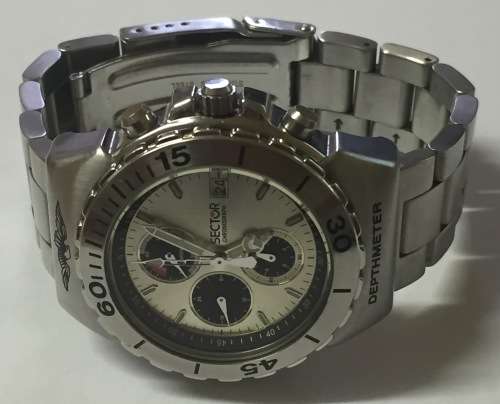***VERY RARE*** SECTOR eXpander 303" Depthmeter Chronograph Men's Watch (Free Shipping)
