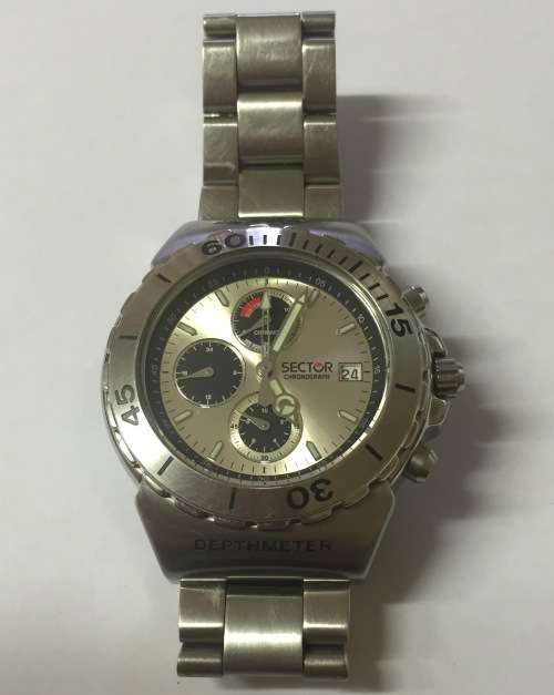 ***VERY RARE*** SECTOR eXpander 303" Depthmeter Chronograph Men's Watch (Free Shipping)