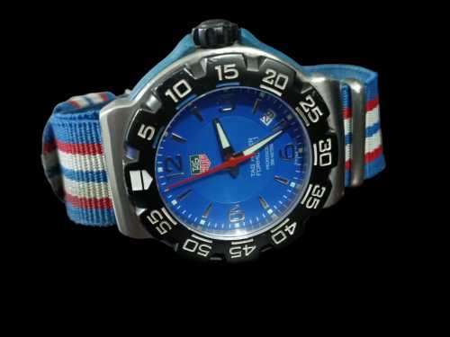 TAG Heuer Formula 1, Men`s Watch, Series 3, Blue Dial, Date, Nato Strap  (2004 Model)