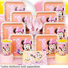 Baby Minnie Mouse Party Kit for