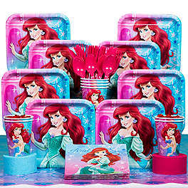 Little Mermaid Party Kit for 16 Guests