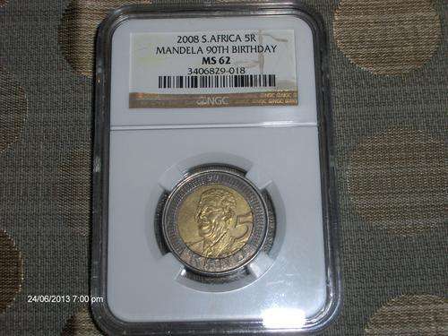 MS 62  Mandela Birthday coin