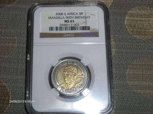 MS 63  Mandela Birthday coin