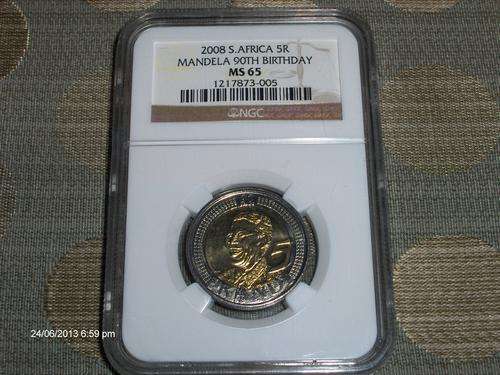 MS 65  Mandela Birthday coin