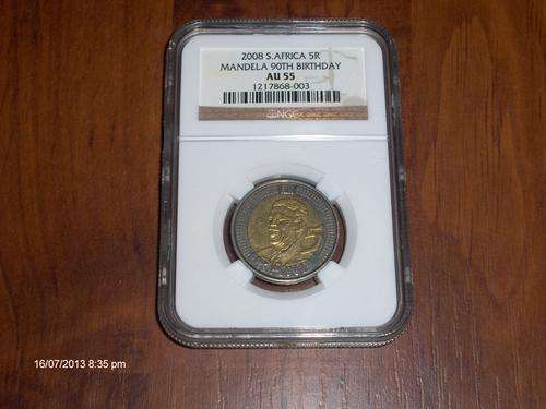 AU 55 Mandela Birthday coin