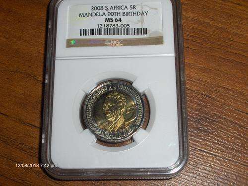 MS 64 Mandela Birthday coin
