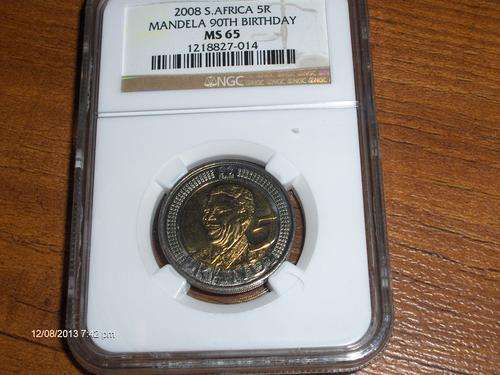 MS 65 Mandela Birthday coin