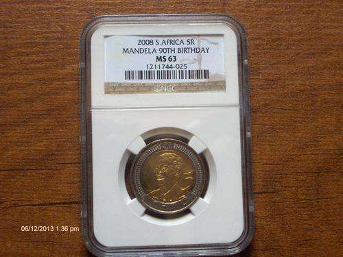 MS 63 Mandela Birthday coin