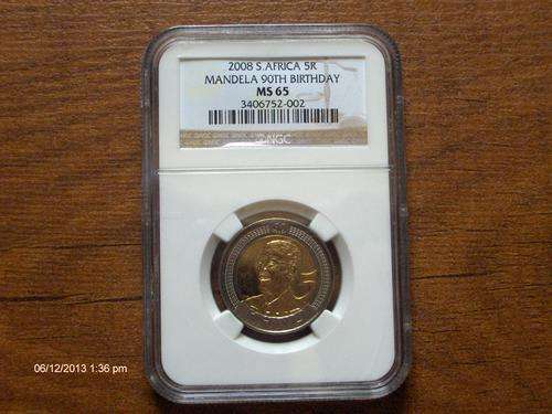MS 65 Mandela Birthday coin