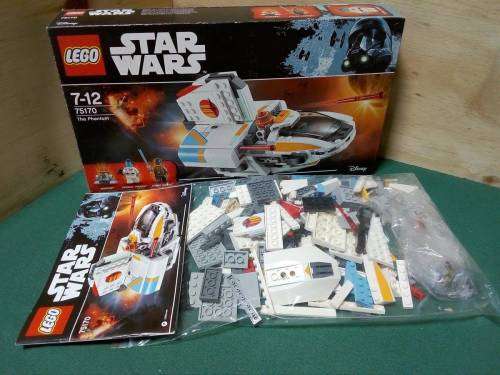 Discontinued Star Wars Lego 75170 (The Phantom 269 pieces) with all parts, instructions and origina