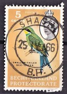 Bechuanaland RARE postmark "Shashi"   MAKE AN OFFER NOW !!!