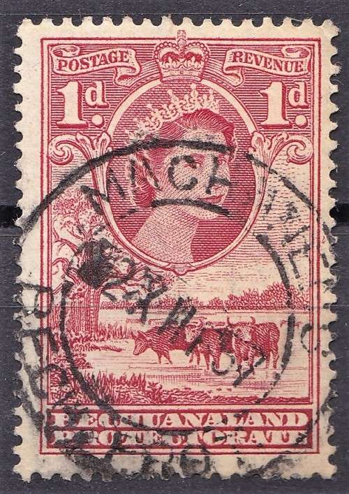 Bechuanaland RARE postmark "Machaneng"