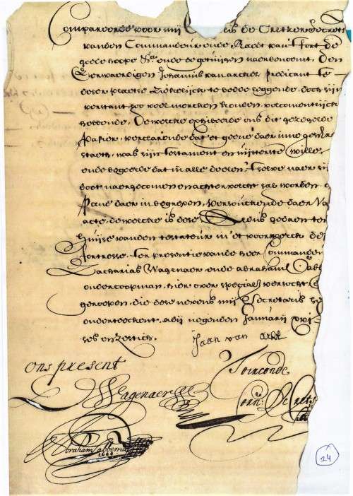 Very Rare Cape Colony 1666 Document!!!