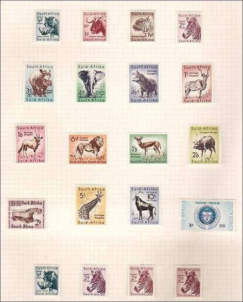 Both the 1954 & 1959-61 Animal Definitive Issues - Mint lightly hindged on paper. Great Value!