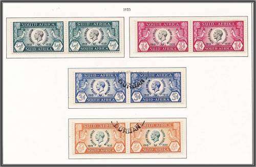 1935 Silver Jubilee Mint/Used Set - CV = R2000+ SEE SCANS