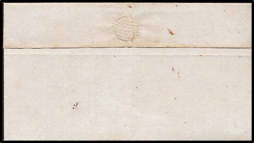 Early 1800's CoGH Wrapper with Hand Stamped "POST PAID"  addressed to Swellendam