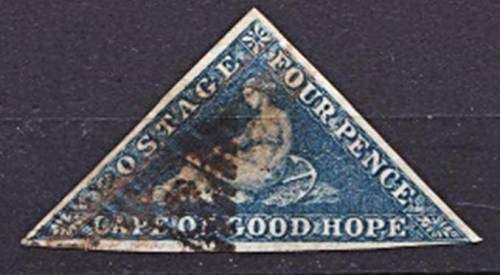 1853 CoGH SG6a- Fore-Runner & Template to the Union Triangles, Varieties, etc CV = R5,000+