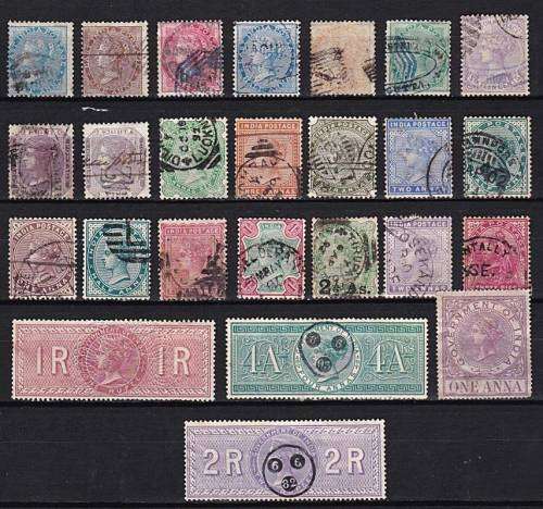 Early India - Queen Victoria VFU selection with high CV = $100+