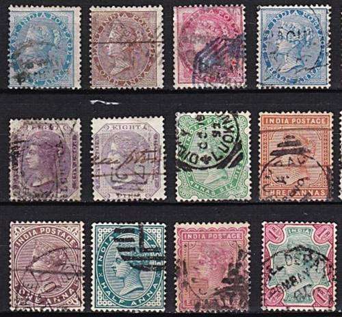 Early India - Queen Victoria VFU selection with high CV = $100+
