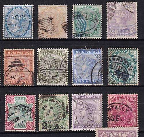 Early India - Queen Victoria VFU selection with high CV = $100+