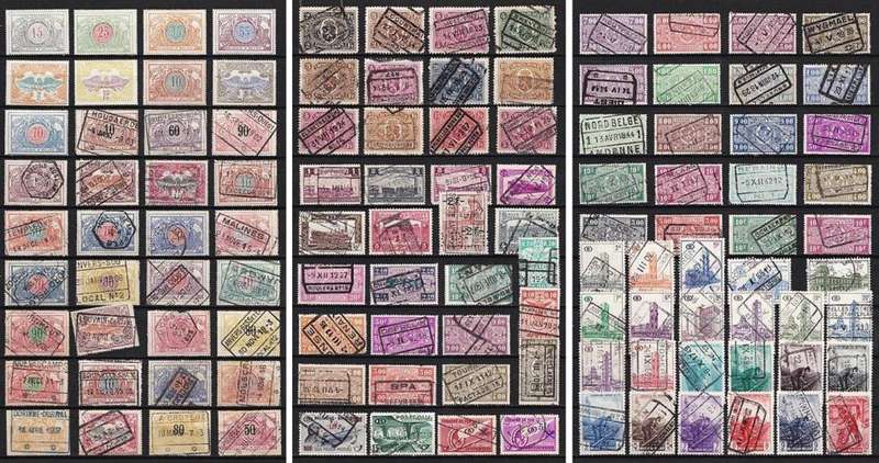 Enormous Belgian Railway Stamp Collection - Various MINT(LH) & VFU Issues - See ALL the Scans